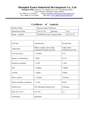 Hydroxypropyl Chitosan water soluble