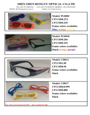Active shutter 3D glasses for TV/Xpand cinema system
