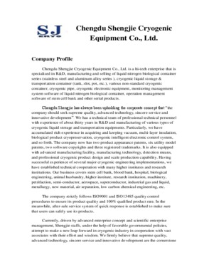Chengdu Shengjie Cryogenic Equipment Co., Ltd