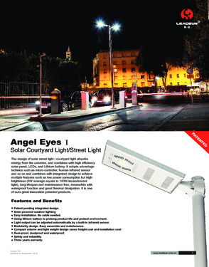 Angel Eyes All-in-one solar garden light