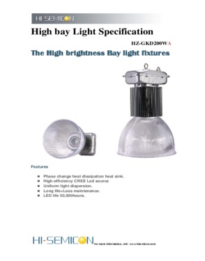 bay led 200w (HZ-GKD200WA)