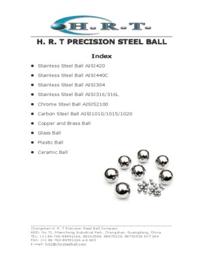H.R.T. Precision Steel Ball Co., Ltd