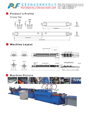 partition beam (stud and track) roll forming machine