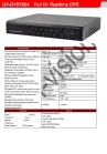 High quality 4 CH D1 960H Realtime Standalone H.264 DVR system, Support more than 20 languages alarm, Best Price Uin-Vision
