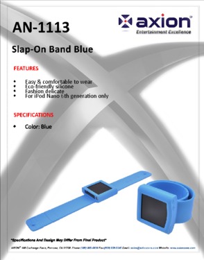 iPOD Nano Slap-On Watch Band