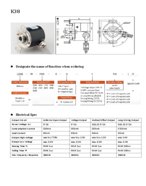 Solid Shaft Encoder-S38