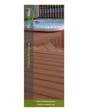 Capped WPC decking