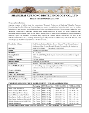 SHANGHAI XUERONG BIOTECHNOLOGY CO., LTD