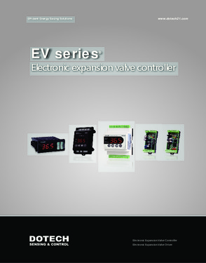Electronic Expansion Valve Controller for Unipolar Step Motor - EVC10B