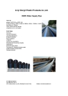 HDPE geothermal fittings / pe water pipe fittings equal 90 elbow 