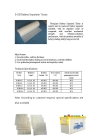 Fiberglass battery separator tissue used in lead-acid battery separato