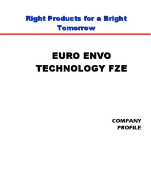 EURO ENVO TECHNOLOGY FZE
