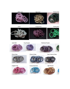 Solid color Roll Bracelets