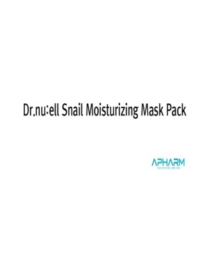 Dr.nu:ell Snail Moisturizing Mask Pack