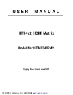 HIFI 4x2 HDMI Matrix