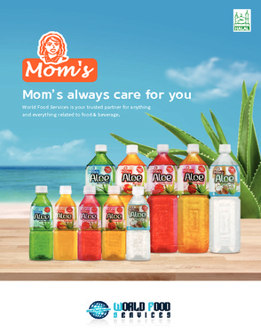 Mom&#039;s Aloe Vera Drink(500ml/1.5L with Original/Mango/Pineapple/Pomegranate/Coconut flavor) No Preservatives No Fat