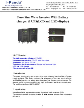 CE RoHS Power inverter 6000W 6KW peak power 18000w DC24V or DC48V to A