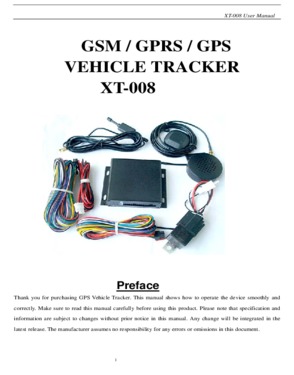 Gps Multifunctional Vehicle Tracker