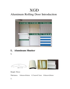 Aluminum Roll Up Doors