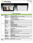 CETRIX 4G Tablet CT1014G Specs