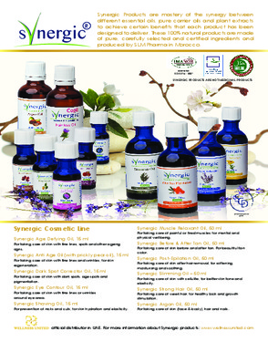Synergic Age Defying - Face Care Essential Oils (Ref#AAG 1502)