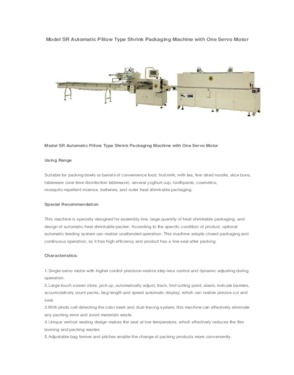 shrink packing machine