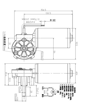 Warm Gear Motor 