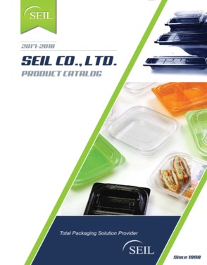 PET/PAPER Container/Bowl, Disposable SUSHI/SALAD Container To-Go Box, Sealing machine by SEIL