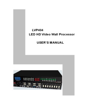 LVP40X LED HD videowall processor