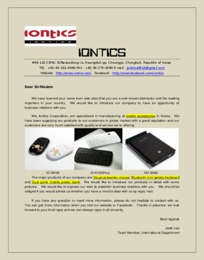 Iontics Co., Ltd.