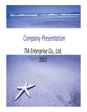 TIA Enterprise Co., Ltd.