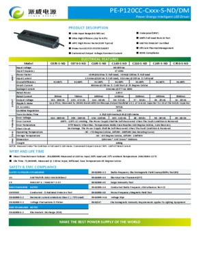 100W LED Driver/applied to LED Street light, LED tunnel light