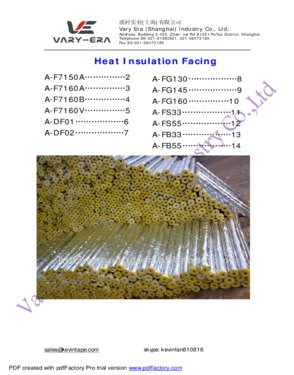 aluminum foil facing for roof