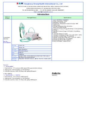 Handheld Medical Air-Compressed Nebulizer