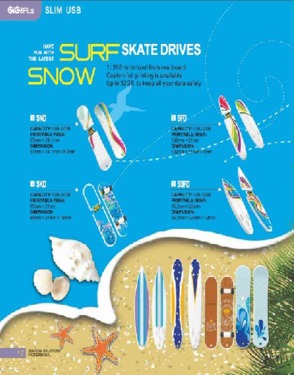 surfboard usb flash drive