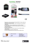 Alcohol Tester iphone / Ethylotest Iphone / Breath Alcohol Tester Ipho