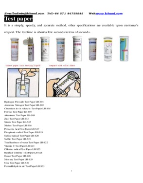 Wholesale DPD free chlorine test kit in low price