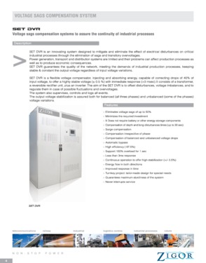 SET-DVR (Dynamic Voltage Restorer)