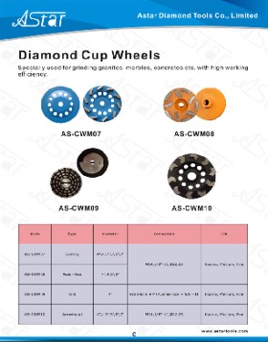 Diamond Swirling Cup Wheels