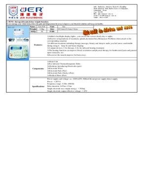 digital electronic pulse massager EA-F20