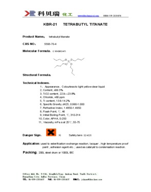 tetrabutyl titanate