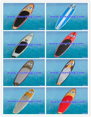 Stand-up paddleboard with sanding and polishing