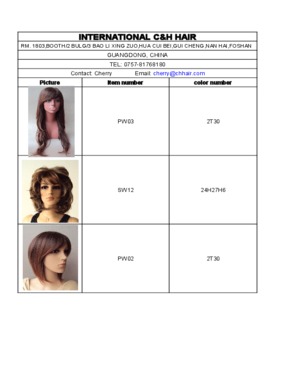 synthetic wigs