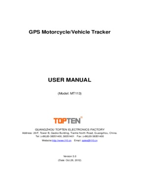 gps vehicle tracker MT113