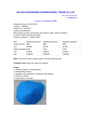 copper sulphate