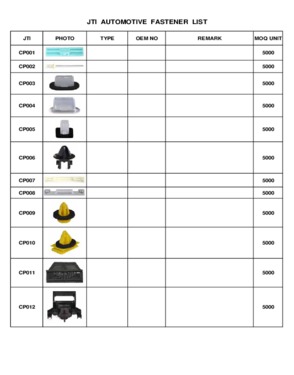 Automotive Fastener