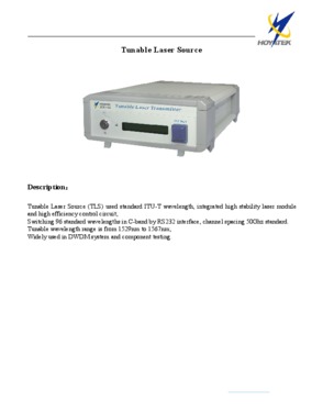 Tunable Laser Source