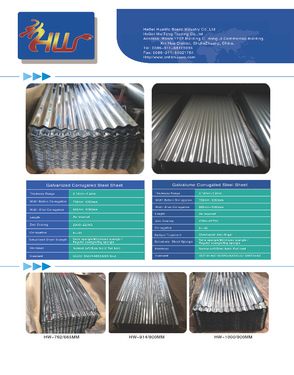 Galvanized Corrugated Steel Sheet