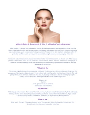 Revital Anti Wrinkle Lotion / Cream / Serum-cosmetic skincare