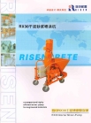 Risen RX30 Dry ready mixed mortar Plaster machine/pump